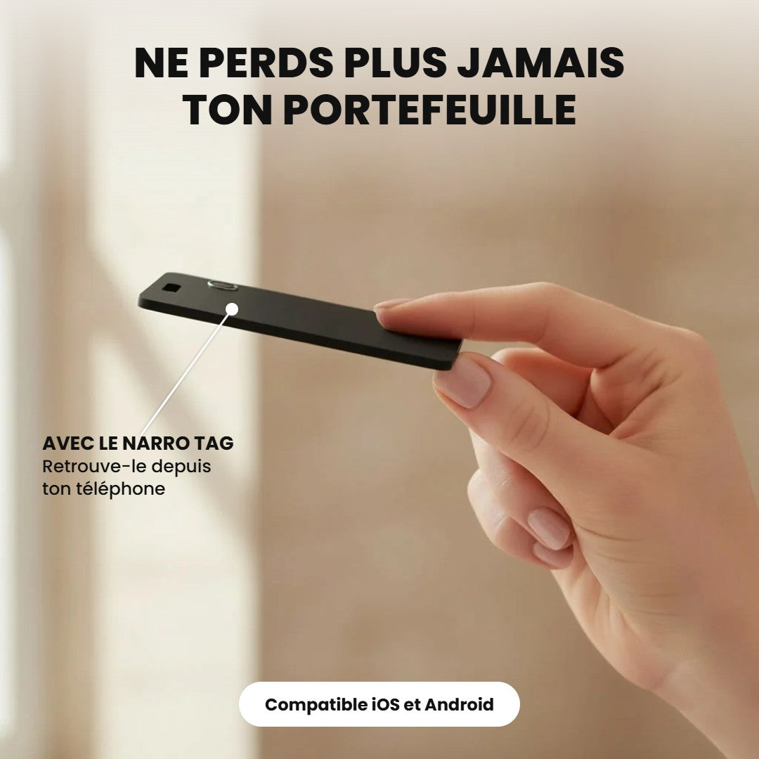 Narro - Portefeuille compact anti-RFID